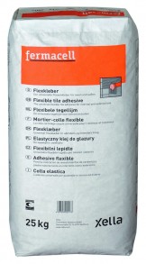 Fermacell - Mortier colle pour carrelage sac de 25 kg (peigne de 10mm 3,5kg/m2)