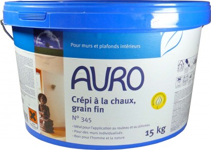 Crépi à la chaux, grain fin Auro 345