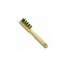 LEMAN - Brosse manuelle bougie 200x60x20 acier laitonné