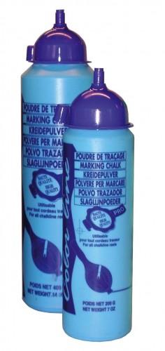 PROF-PRAXIS - Poudre de traçage qualité professionnelles 400 gr bleu