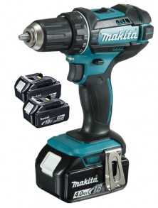 MAKITA - Visseuse-perceuse 18V 13mm 1x DC18RC + 3x BL1840B Makpac