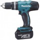 MAKITA - Visseuse-perceuse a percussion 18V 42Nm 2x BL1830 + 1x DC18RC Makpac