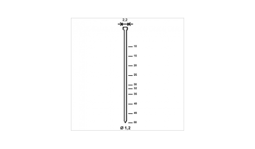 ALSAFIX - Minibrads J-30 galva