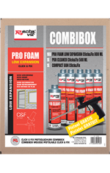 Pro Foam Low Expansion Click&Fix Combibox