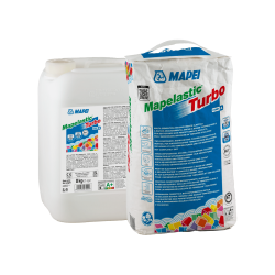 MAPEI - MAPELASTIC TURBO kit de 36 kg: sac de 20 kg + bidon de 16 kg,