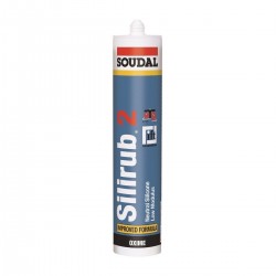 SOUDAL - SILIRUB 2 mastic silicone 300ml neutre