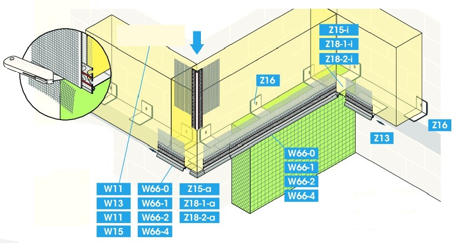 MDB - Profilés d'arrêt casse goute APU W66-1- 2000/ 8186