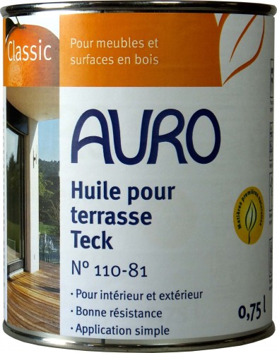 Huile pour terrasse, couleur Teak 110-81  2,5L