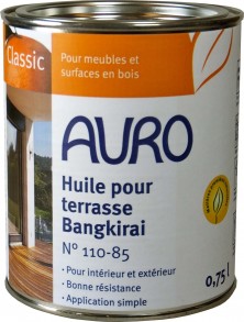 Huile pour terrasse, couleur Bangkiraï 110-85 0,75L