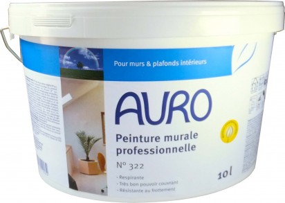 Peinture murale à  l'eau satinée 322